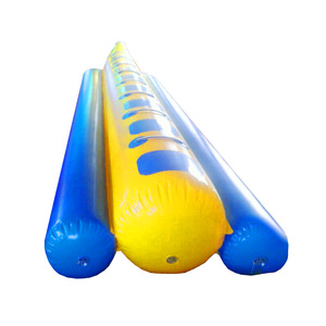 Jeux nautiques gonflables bateau <span class=keywords><strong>banane</strong></span> 3-6 places double tube flottant pour la <span class=keywords><strong>plage</strong></span> et le parc aquatique - Product Image 3