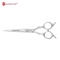 RK129 SUS 440A Ciseaux de coupe de cheveux d'usine en acier inoxydable Ciseaux de coiffure OEM