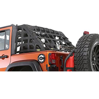 Filet de chargement de bagages noir robuste et Durable, toile en Nylon compatible avec Jeep, filet de chargement de conteneur
