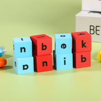 Dés en EVA souple de qualité supérieure pour l'apprentissage précoce : alphabet, phonétique, lecture et orthographe