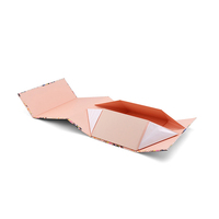 Caja de Regalo Magnética de Cartón Plegable Negra Personalizada de Lujo, Caja de Embalaje Blanca Plegable de Lujo con Impresión Personalizada