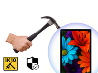 Affichage publicitaire LCD extérieur haute luminosité 3500nits IP65 IK10 écran de signalisation numérique anti-vandalisme