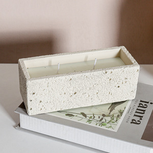 Luxury Simple Premium <b>Coconut</b> Wax Volcano <b>Candle</b> Container Cup Aromatherapy Handmade Nordic Style High Value Ornament - Product Image 4