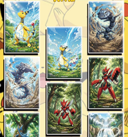 Cartes de collection Shikishi Pokémon Super Évolution de haute qualité, scellées en gros, Fan Art, Jeu de société, Sorpresa, Carrom Board
