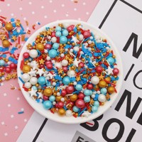 Perles de sucre miniatures colorées 85g, sucre perlé pour la décoration de gâteaux et pâtisseries, disponible en plusieurs couleurs
