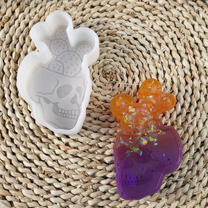 Moules de coulée en résine faits à la main pour bricolage ornements décoratifs Ins Style Silicone squelette ornement moule X0154 - Product Image 4