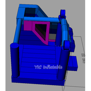 Château <span class=keywords><strong>gonflable</strong></span> combiné robuste Frozen Bounce House pour fêtes d'enfants et divertissement commercial - Product Image 6