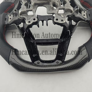 Volant de voiture en cuir perforé en fibre de carbone LED Hycent Sports de haute qualité pour Civic 11e génération (2021-2024) 50MM Grip - Product Image 6