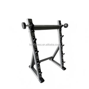 Soporte Vertical para Barras de Pesas de Acero Q235 de Alta Resistencia, Almacena 5 Barras, Soporte de Almacenamiento para Barras de Gimnasio - Product Image 2