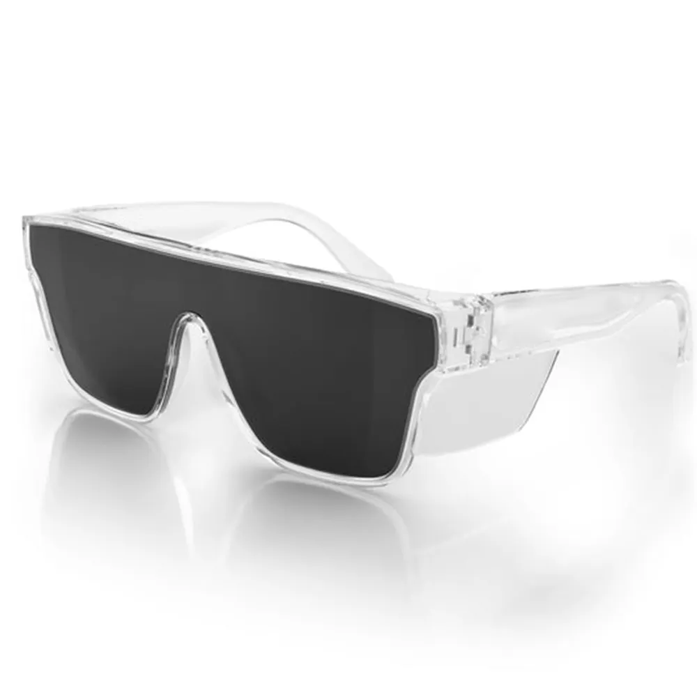Offray Lunettes de soleil polarisées de sécurité haute qualité avec logo personnalisé créateur de mode TAC Lens TR90 Frame Side Shield pour hommes femmes