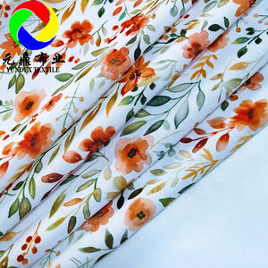 Venta al por mayor 100% poliéster Floral Cey Airflow tela impresa digital personalizada Cey crepé tela arrugada <span class=keywords><strong>para</strong></span> vestido de mujer - Product Image 3