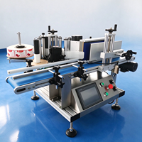 Machine d'étiquetage automatique de bureau JOYGOAL pour bouteilles rondes en verre, machine d'impression d'étiquettes pour bouteilles rondes