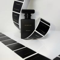 Impression d'étiquettes personnalisées pour cosmétiques, autocollants en vinyle doré imperméables, étiquettes d'emballage en rouleau pour cosmétiques