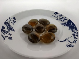 Pierre de palmier œil de tigre poli, naturelle de haute qualité - Product Image 5