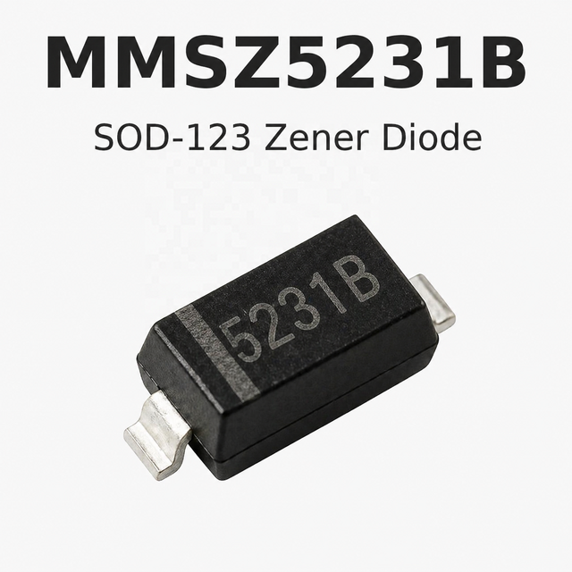 MMSZ5231B SOD-123 Zener Diode for 5.1V Reference and Clamp Circuit