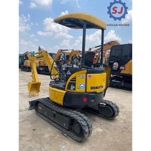 Mini-pelleuse Komatsu PC20MR 2t d'occasion importée du Japon - Moteur d'origine, faible nombre d'heures de fonctionnement, prête à l'emploi et en promotion - Product Image 2