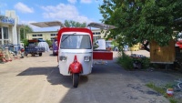 Truk Makanan Kecil Laris Manis Dijual Dengan Dapur Lengkap, Trailer Makanan, Tuk Tuk Kopi, Gerobak Makanan Roda Tiga Piaggio Ape