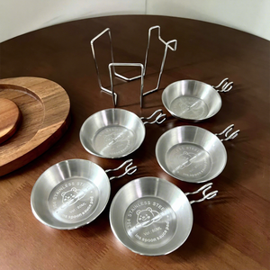 Plato para Salsas de Acero Inoxidable 304, Tazón para Salsa de Soya con Forma de Oso, Plato Pequeño para Condimentos, Vajilla de Cocina - Product Image 4