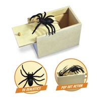 Sac Surprise en bois pour enfants, boîte à jouets, farce, araignée, Scorpion, souris