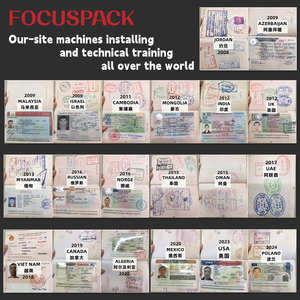Focuspack hiệu quả cánh tay <span class=keywords><strong>robot</strong></span> thao túng palletizer điều kiện mới hộp xếp chồng máy cho thùng carton và Túi palletization - Product Image 5