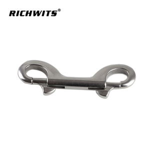 Gancho de Resorte de Doble Cabeza Tipo B de Acero Inoxidable 316/304, Hebilla de Resorte de Liberación Rápida para Buceo, Accesorios para Yates - Ganchos de Remolque Premium - Product Image 1