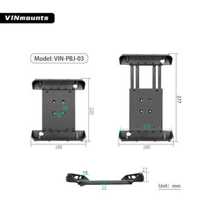 Original Plastic Composite Nylon Material Heavy Duty <b>Tablet</b> <b>Holder</b> for Car Dashboard - Product Image 2