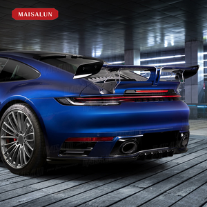 Alta vendita <span class=keywords><strong>T</strong></span> stile fibra di carbonio minigonne laterali con labbro anteriore spoiler per <span class=keywords><strong>Porsche</strong></span> 911 991.2 aggiornamento <span class=keywords><strong>T</strong></span> style kit - Product Image 5