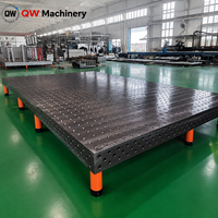 Table de soudage flexible 3D nitrurée, plateforme de fixation D16 D28 avec accessoires de serrage complets pour la fabrication métallique