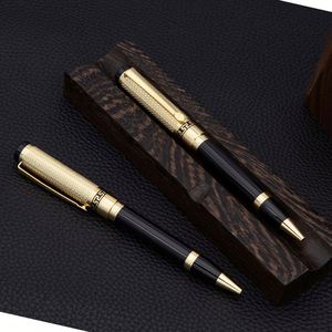 Elegant <b>Gold</b> Metal High-End Luxury Ballpoint Custom Logo Engraved Heavy Twist Business Writing Gift <b>Pen</b> Personalized - Product Image 2