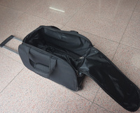 Sac de voyage Andante à 2 roues, bagage à roulettes durable de 15 pouces avec roues de patins à roulettes, sac de voyage à poignée à bouton-poussoir