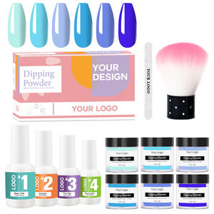 Professional <strong>Nail</strong> Art <strong>Kit</strong> Dip Powder <strong>Nail</strong> <strong>Kit</strong> <strong>Starter</strong> Nude Clear <strong>Acrylic</strong> Dipping Powder <strong>Kit</strong> for French <strong>Nail</strong> Manicure - Product Image 2