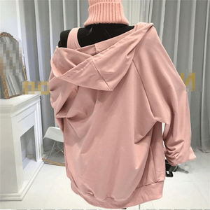 Ensemble de survêtement pour femme, style tendance et audacieux, avec <span class=keywords><strong>veste</strong></span> à capuche et haut court, en palette de couleurs unies - Product Image 2