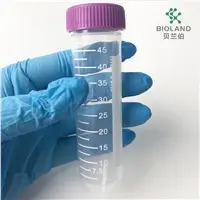 Bioland Laboratory Supplier Bioreactor Tube Shaking Tube 15ml/50ml 10mm/12mm PTFE Filter Membrane Disposable Plastic Ware