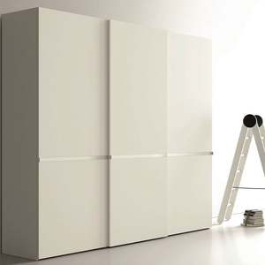 New Design <b>Sliding</b> <b>Door</b> Wooden Modern <b>White</b> <b>Wardrobe</b> Simple <b>Wardrobe</b> Bedroom Furniture Home Lacquer Extendable Customized Size - Product Image 1