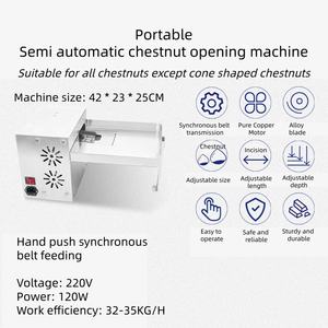 Machine à décortiquer les châtaignes semi-industrielle à moteur en cuivre pur, à prix bas et gain <span class=keywords><strong>de</strong></span> temps, <span class=keywords><strong>de</strong></span> haute qualité - Product Image 3