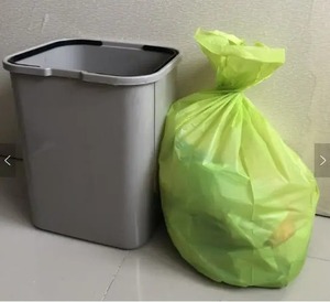 Vente flash : Sacs poubelle transparents biodégradables en résine PLA Hongcheng, fond carré, imprimés flexo, qualité alimentaire, avec boîte - Product Image 4