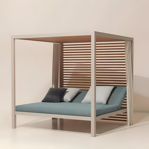 Coussin imperméable et doux pour chaise longue à structure métallique, personnalisation usine, pour une baignade au <span class=keywords><strong>soleil</strong></span> luxueuse - Product Image 2