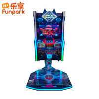 Machine d'arcade de danse pour enfants en métal, nouveau design, garantie 1 an, jeux commerciaux à pièces