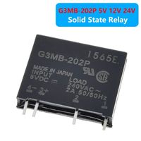 5V 12V 24V DC-AC modul Relay Solid State G3MB-202P G3MB 202P PCB SIP SSR AC 240V 2A saklar Relay Resistor sirkuit Snubber