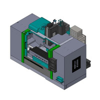 Centro de Mecanizado Vertical CNC de Alta Eficiencia con un Solo Husillo TSV-1160, Controlador CNC Automático de Alta Resistencia para Máquinas de Metal