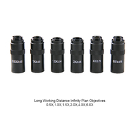 Microscopio forense de comparación LCD OPTO-EDU A18.1828-LCD 2x-240x para examen de documentos de armas de fuego balísticas
