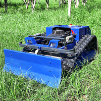 Pemotong Rumput Tugas Berat untuk Padang Rumput Kanada dengan Mesin Diesel Supercharged dan Penyetelan Suspensi Beroda Rantai