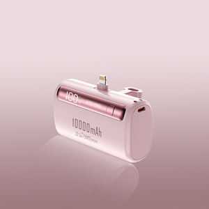 Batterie externe sans fil étanche de 10000 mAh avec câble intégré, design compact et portable, charge super rapide - Product Image 1