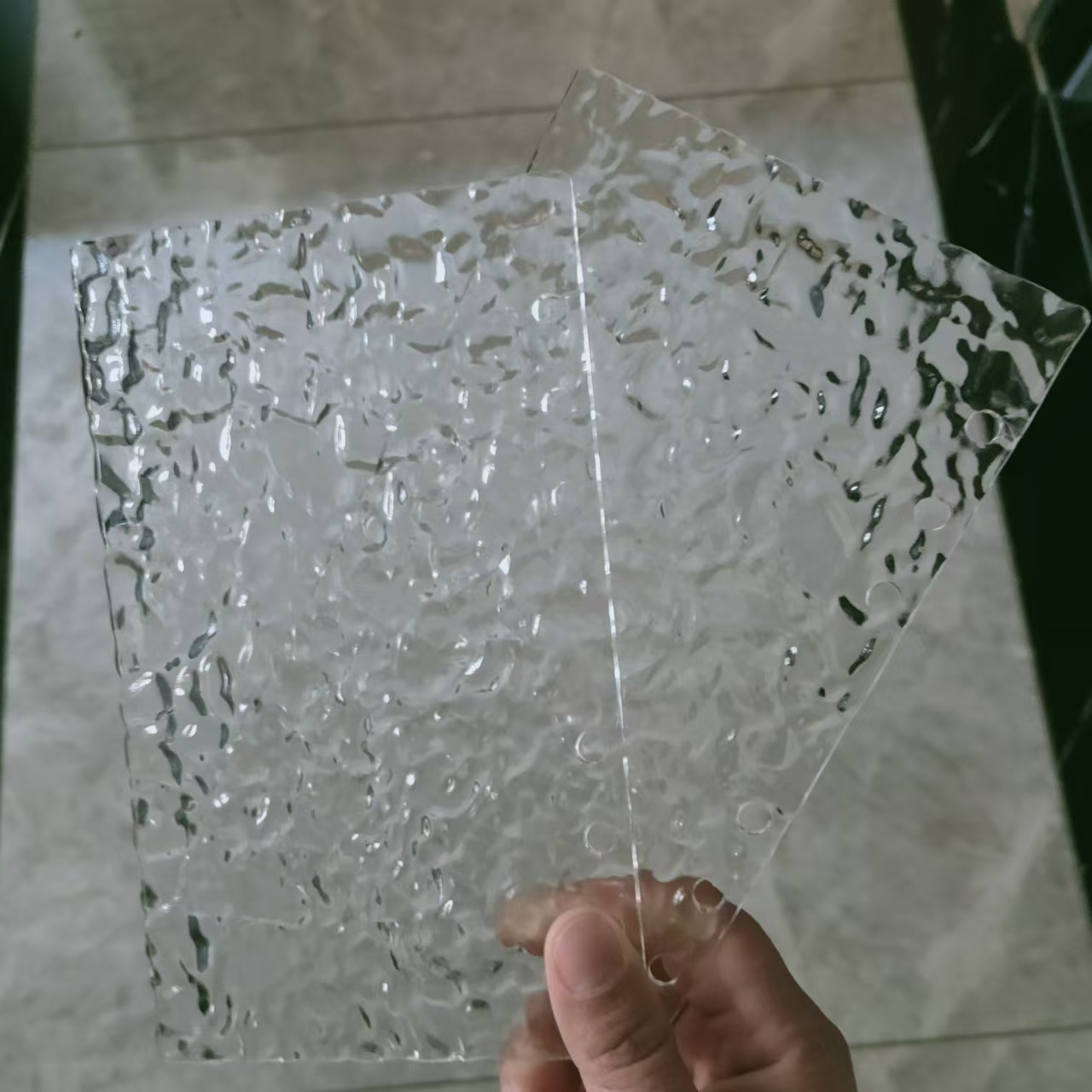 stone clear single sheet cover