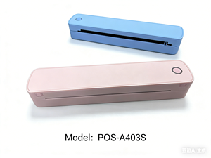 Impresora Térmica Portátil A403 de 203dpi, Impresora de Mano Pequeña sin Tinta para Negocios y Oficina, <span class=keywords><strong>Mini</strong></span> Impresora Móvil para Fotos y Documentos - Product Image 5