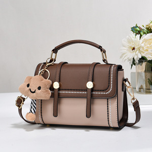 2025 bolsos de mano para mujer, bolsos de mano informales de viaje de gran capacidad, bolsos de mano Oem de cuero Pu de Color sólido para mujer - Product Image 5