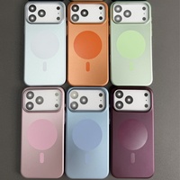 Coque de téléphone portable PC pour iPhone 18 17 Pro Max, étui magnétique en forme de vague, sacoche de téléphone Lollipop pour accessoires Samsung S26 Ultra