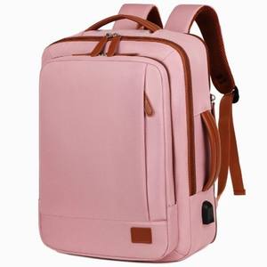 Mochila de viaje expandible, bolsa para ordenador portátil con carga USB, mochila de negocios de nailon duradera para viajes cortos - Product Image 4