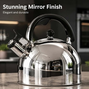 New <b>Multi</b> <b>Function</b> 6 Piece Eco-Friendly Non Stick Stainless Steel Cookware Set Glass Cover Includes Kettle Soup Pot Stew Pot - Product Image 4