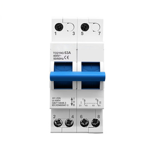 Econewlink NL7N-63L 2P 63A PA/PC/DMC IEC/EN60947-2ไฟฟ้าคู่สวิตช์แยกโอน <span class=keywords><strong>INTERLOCK</strong></span> <span class=keywords><strong>วงจร</strong></span>ขนาดเล็ก - Product Image 1